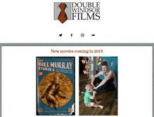 Tablet Screenshot of doublewindsorfilms.com